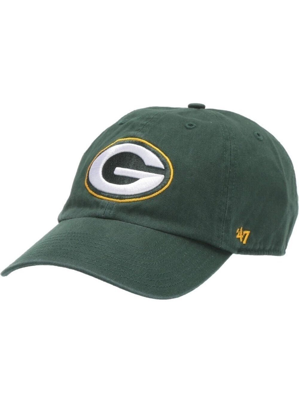 47 NFL Green Bay Packers Clean Up Adjustable Hat Cap